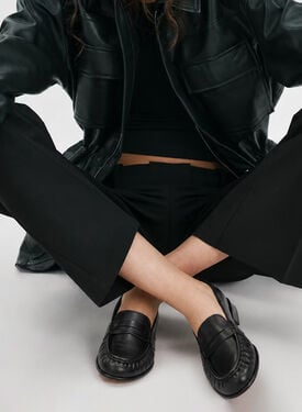 Mar Black Scarosso: Black - Calf MARLOAF