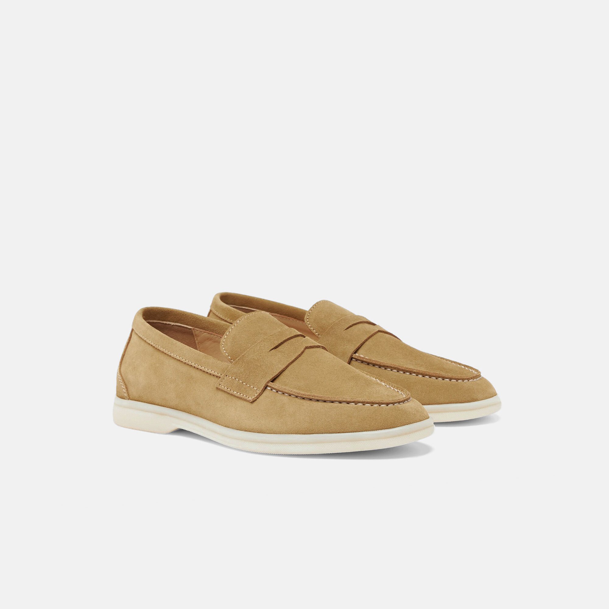 Scarosso Luciana Beige Veloursleder  Beige - Veloursleder LUCIANALOAF