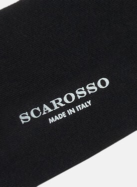 Black Cotton Socks Scarosso: Black - Cotton COLOCOTTSOCK
