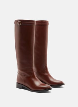 Lauren Cognac Scarosso: Cognac - Calf LAURENBOOT