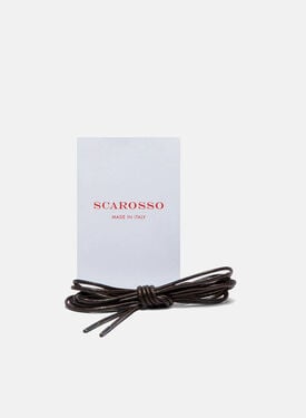 Scarosso Laccio Marrone Tondo Marrone SHOELACE