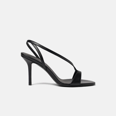 Paula Black Scarosso: Black - Calf PAULASAND