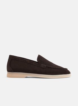 Scarosso Ludovica Girl Brown Suede Beige - Suede LUDOVICAKLOAF