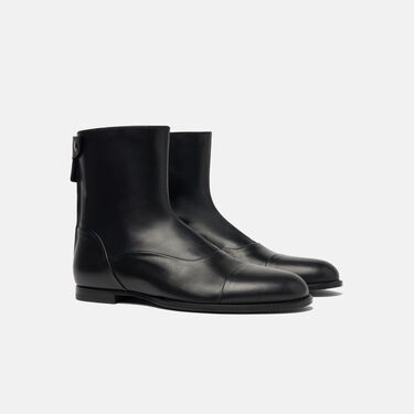 Basil Black Scarosso: Black - Calf BASILBOOT