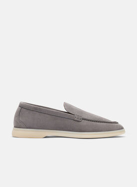Scarosso Ludovica Grey Suede Deep Taupe - Suede LUDOVICALOAF