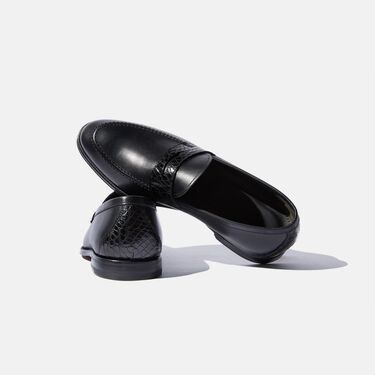 Scarosso Giorgio Black Black Calf GIORGIOLOAF