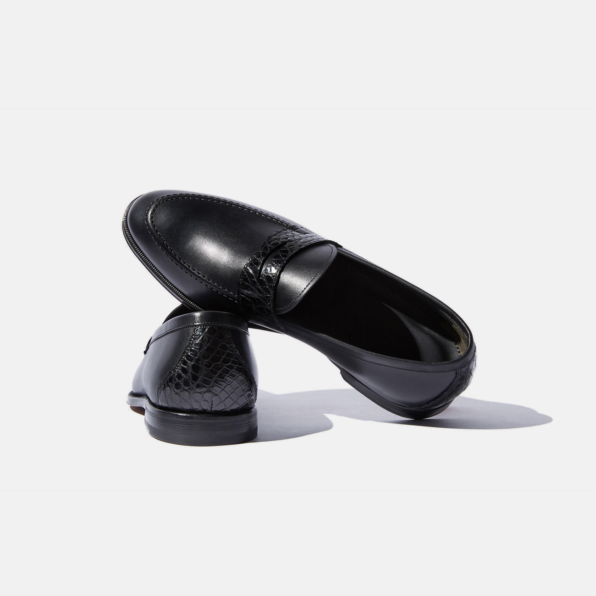 Scarosso Giorgio Black Black Calf GIORGIOLOAF