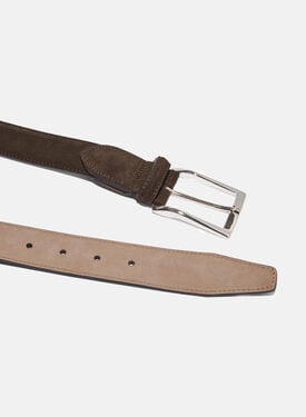 Classic Dark Brown Belt Scarosso: Dark Brown Suede CLASSICBELT