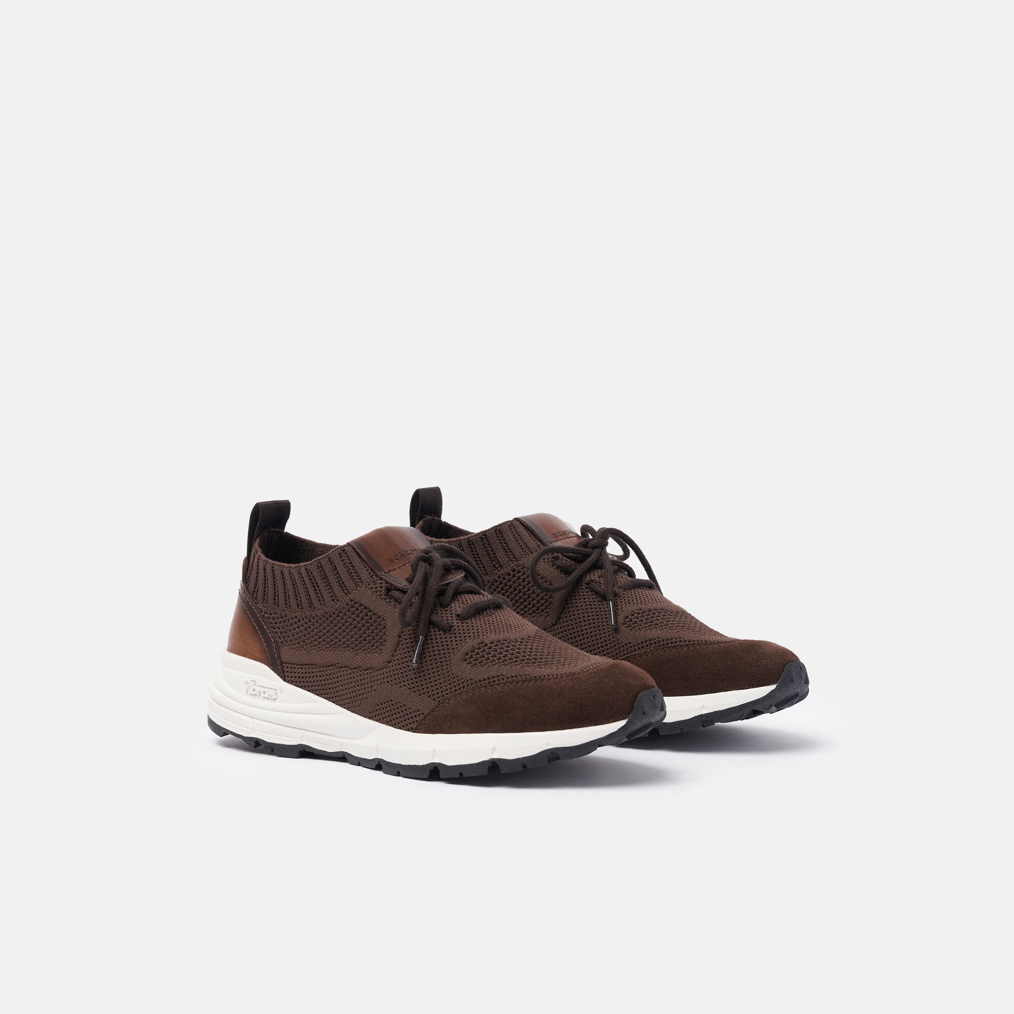 Scarosso Robbie Boy Brown Brown - Knit ROBBIEKSNEA