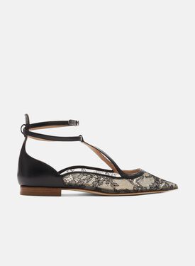Scarosso Gae Lace Black Nude - Calf CARLABALL