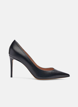 Scarosso Greta Black Silver - Laminated Calf BLAZINGPUMP