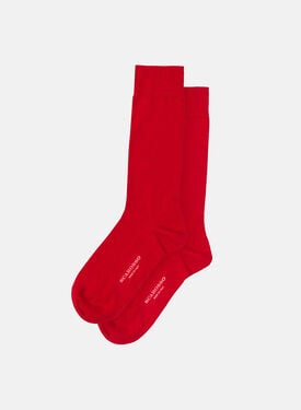 Scarosso Red Cotton Socks Red - Cotton COLOCOTTSOCK