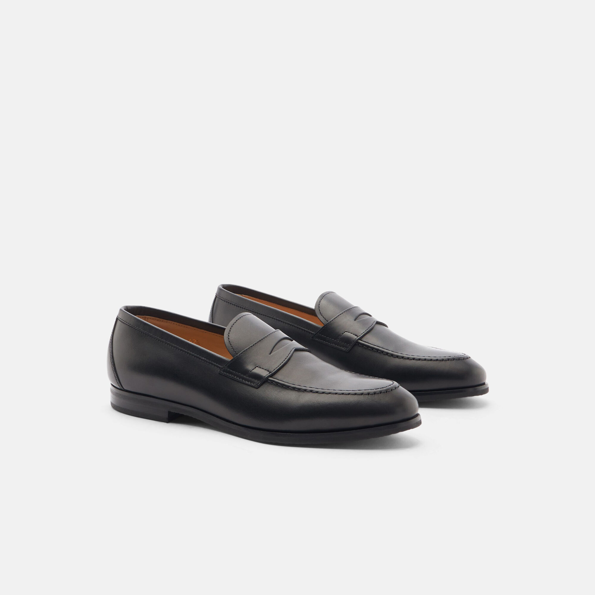 Scarosso Renato Black Black - calf RENATOLOAF