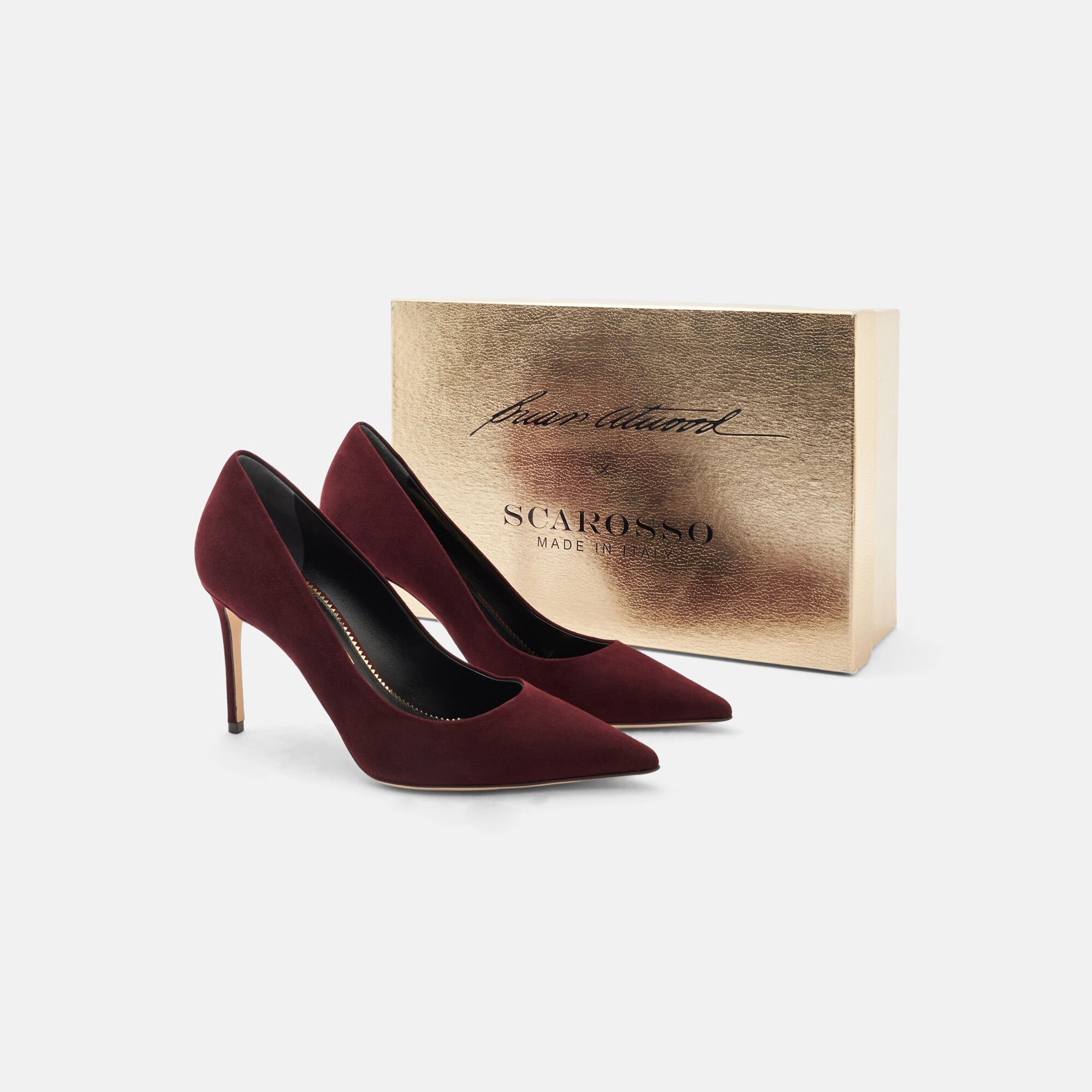 Scarosso Gigi Burgundy Suede Burgundy - Suede GIGIPUMP