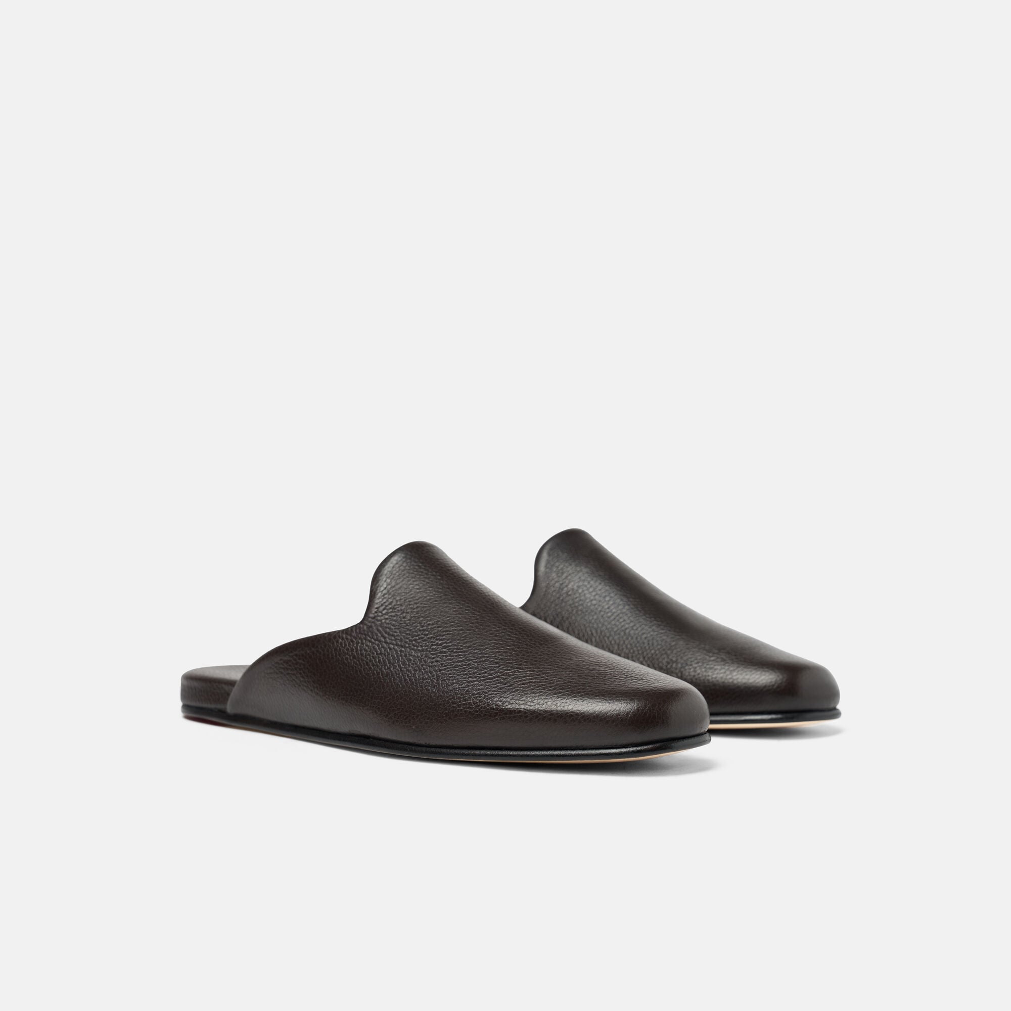 Atlas Travel Slipper Dark Brown Scarosso: Dark Brown - Calf Atlas Travel Slipper Dark Brown Scarosso: Dark Brown - Calf ATLASSLIP