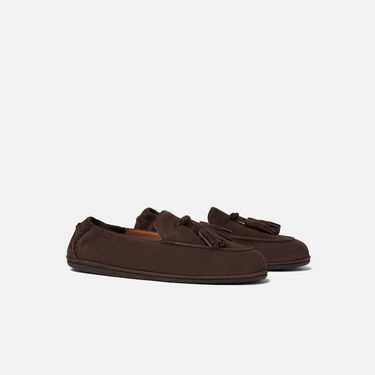 Anais Brown Suede Scarosso: Brown - Suede ANAISLOAF
