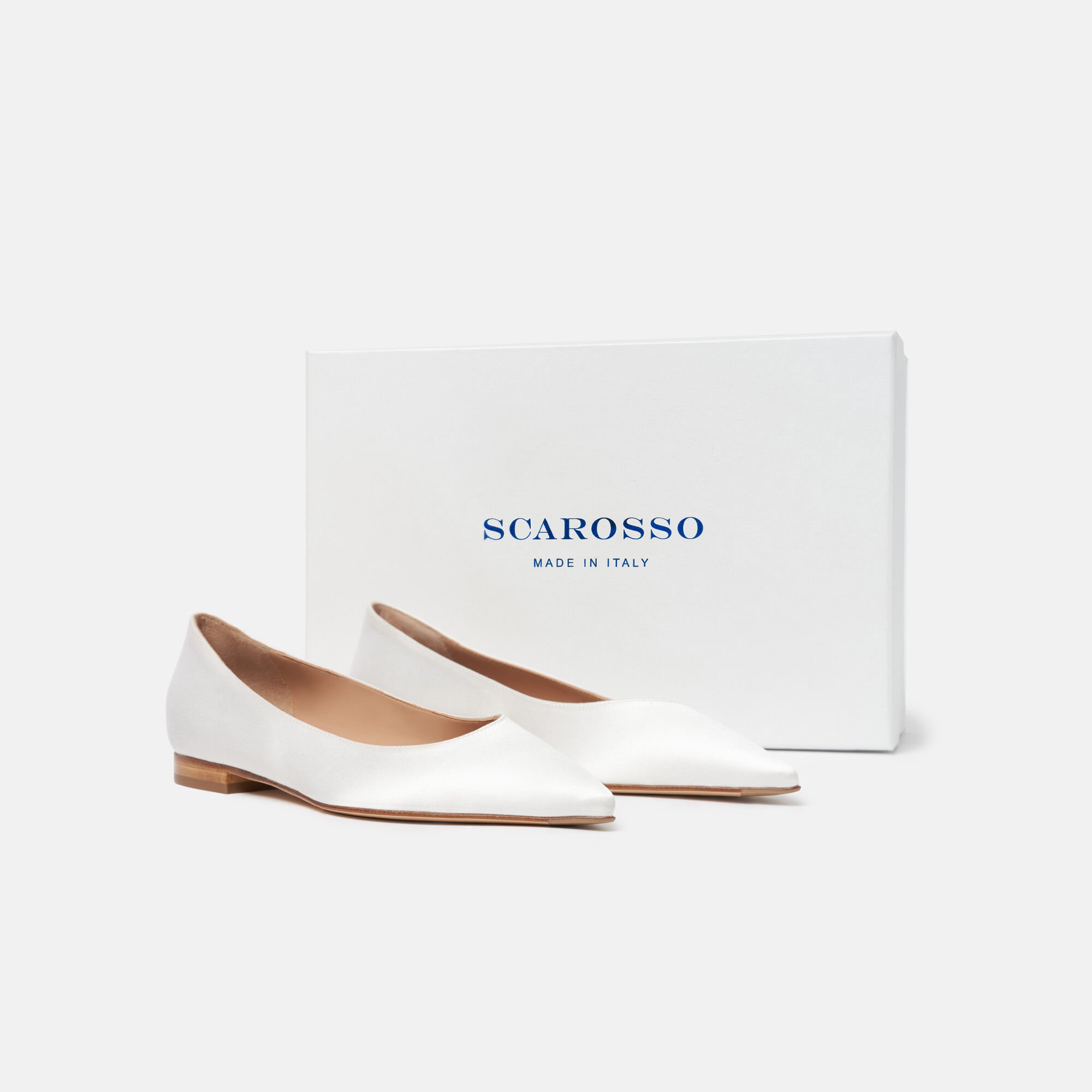 Scarosso Iris White Satin White - Silk IRISBALL