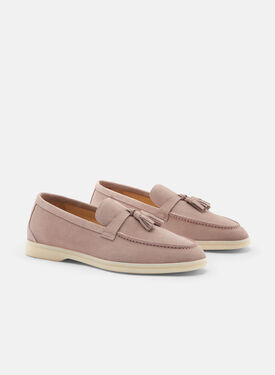 Leandra Pink Suede Scarosso: Pink - Suede LEANDRALOAF