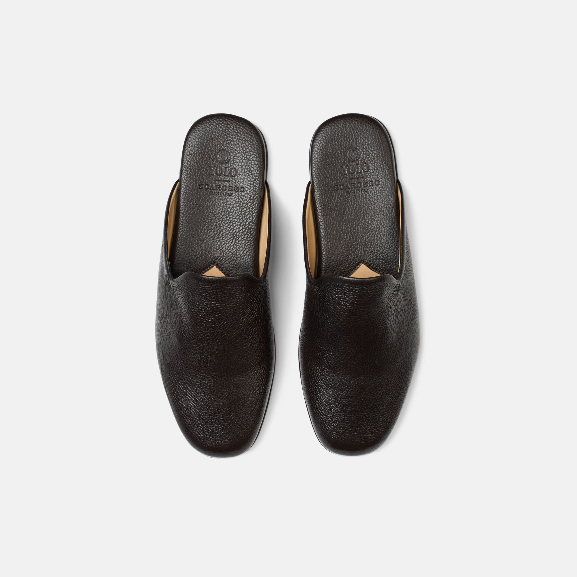 Atlas Travel Slipper Dark Brown Scarosso: Dark Brown - Calf Atlas Travel Slipper Dark Brown Scarosso: Dark Brown - Calf ATLASSLIP