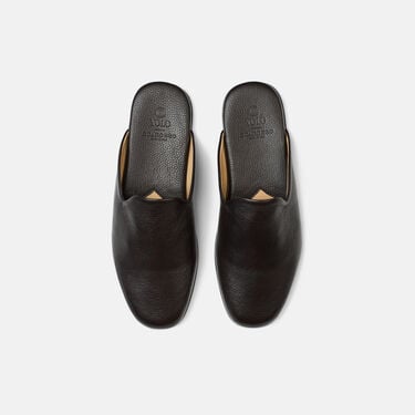 Atlas Travel Slipper Dark Brown Scarosso: Dark Brown - Calf Atlas Travel Slipper Dark Brown Scarosso: Dark Brown - Calf ATLASSLIP