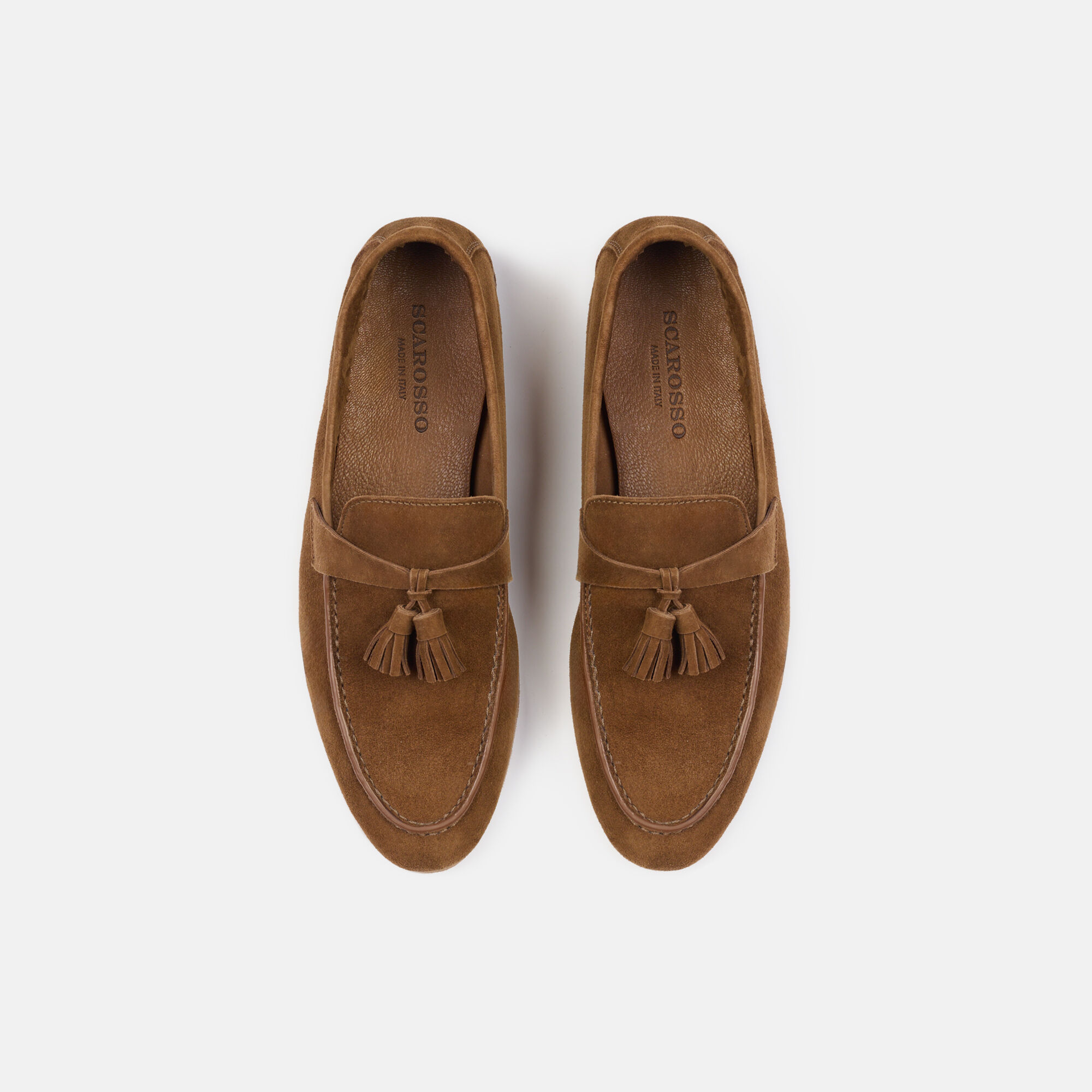 Luisa Chocolate Suede Scarosso: Chocolate - Suede LUISALOAF