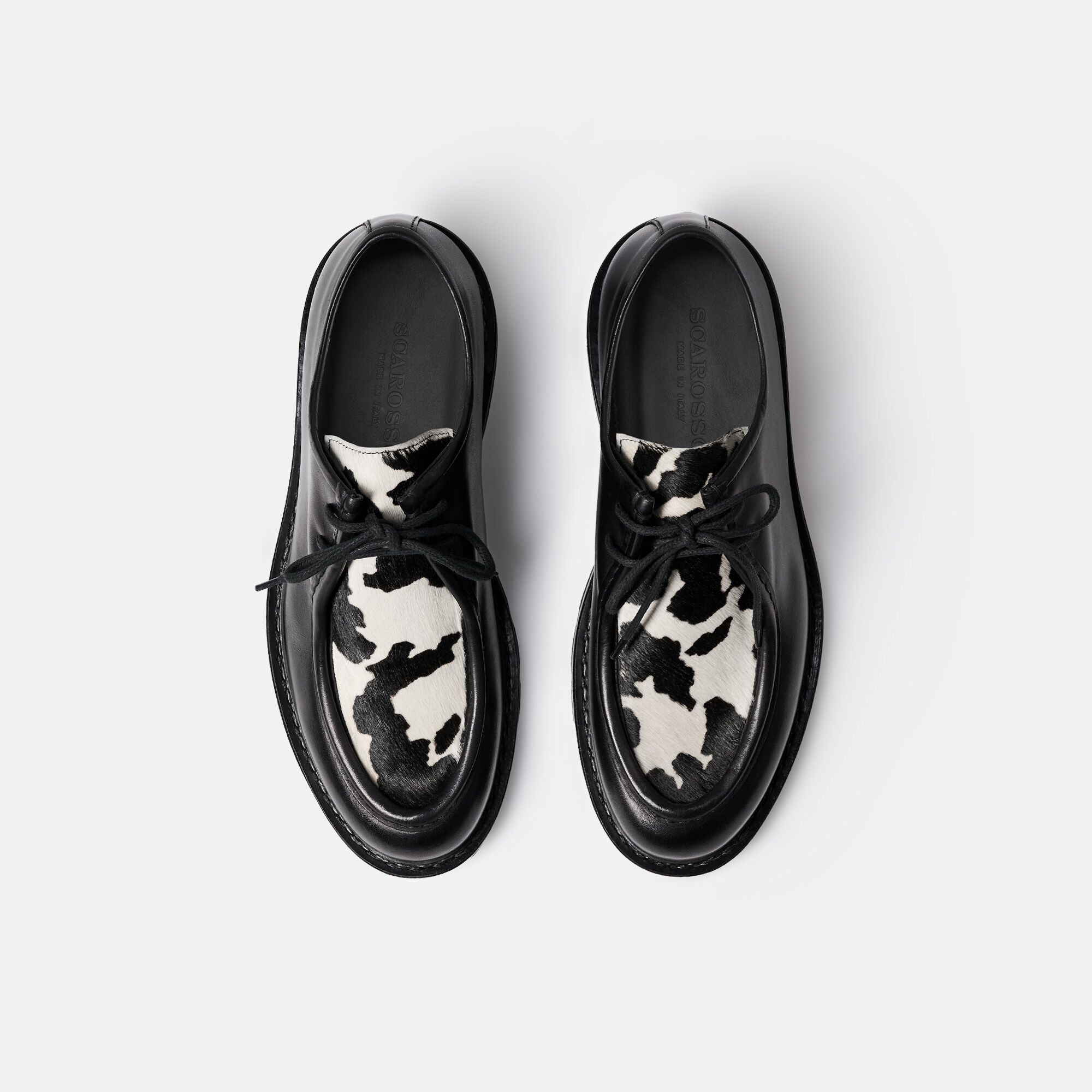 Scarosso Damiano Black Pony Black - Calf DAMIANODERB