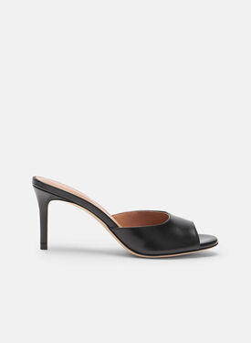 Scarosso Lohan Black Black - Calf LOHANMULE