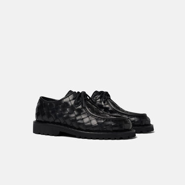 Damiana Black Woven Scarosso: Black – Calf Damiana Black Woven Scarosso: Black – Calf DAMIANADERB