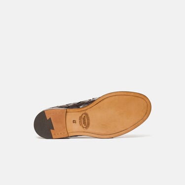 Scarosso Gerald Dark Brown Woven Dark Brown - Calf GERALDLOAF Scarosso Gerald Dark Brown Woven Dark Brown - Calf GERALDLOAF