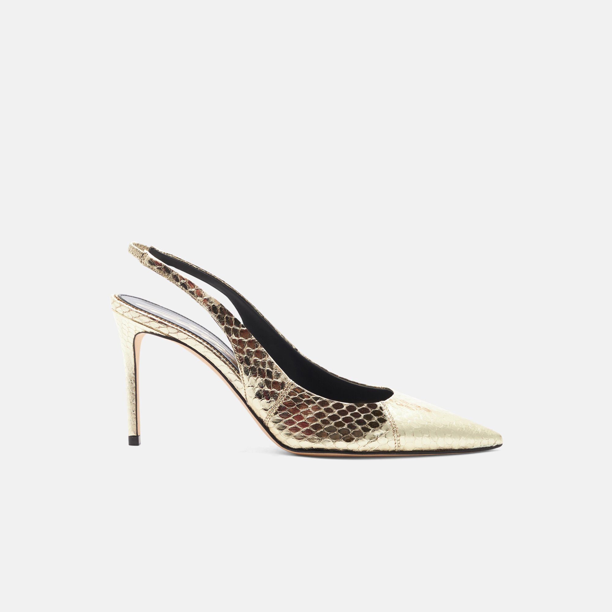 Scarosso Sutton Gold Elaphe Gold - Elaphe SUTTONPUMP