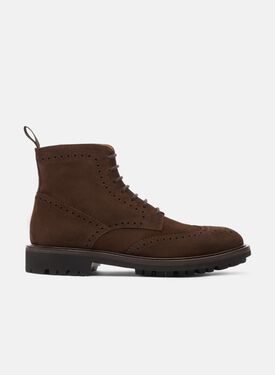 Scarosso Thomas Brown Suede Black - Suede LEONARDOANKL
