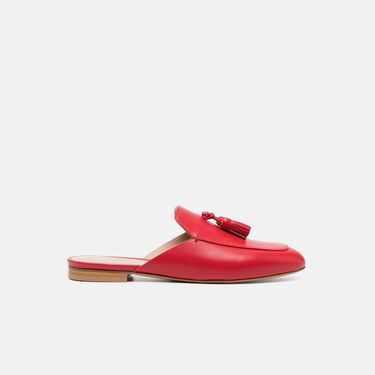 Scarosso Giorgina Red Red - Calf GIORGINAMULE