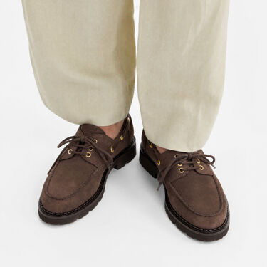 Arthur Brown Nubuck Scarosso: Brown - Nubuck ARTHURLOAF