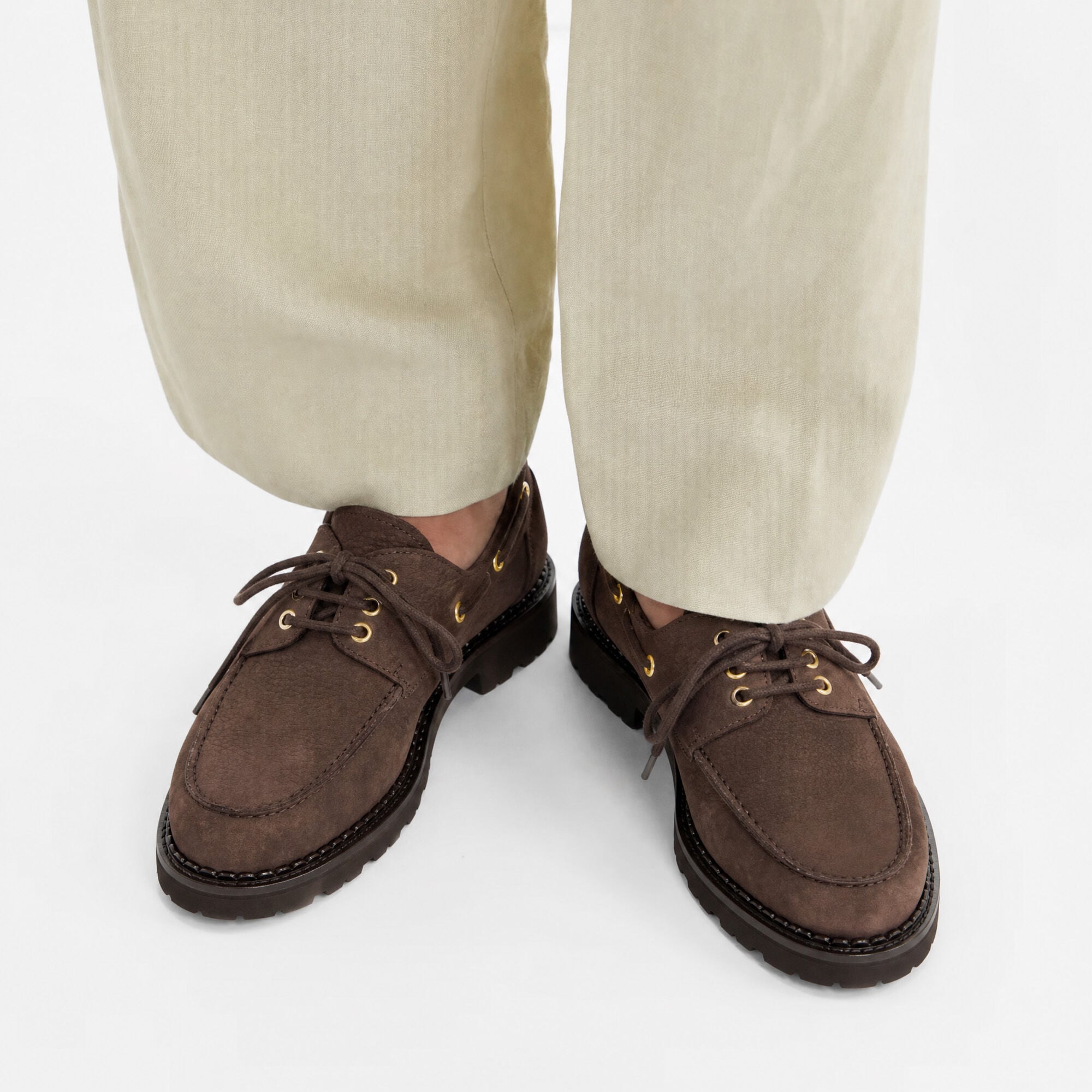 Arthur Brown Nubuck Scarosso: Brown - Nubuck ARTHURLOAF
