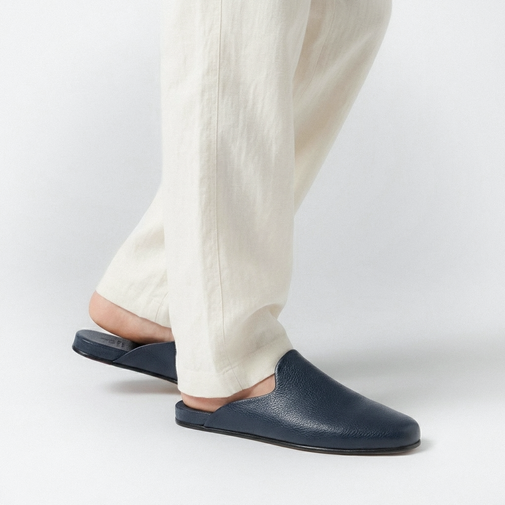 Atlas Travel Slipper Navy Scarosso: Navy - Calf Atlas Travel Slipper Navy Scarosso: Navy - Calf ATLASSLIP