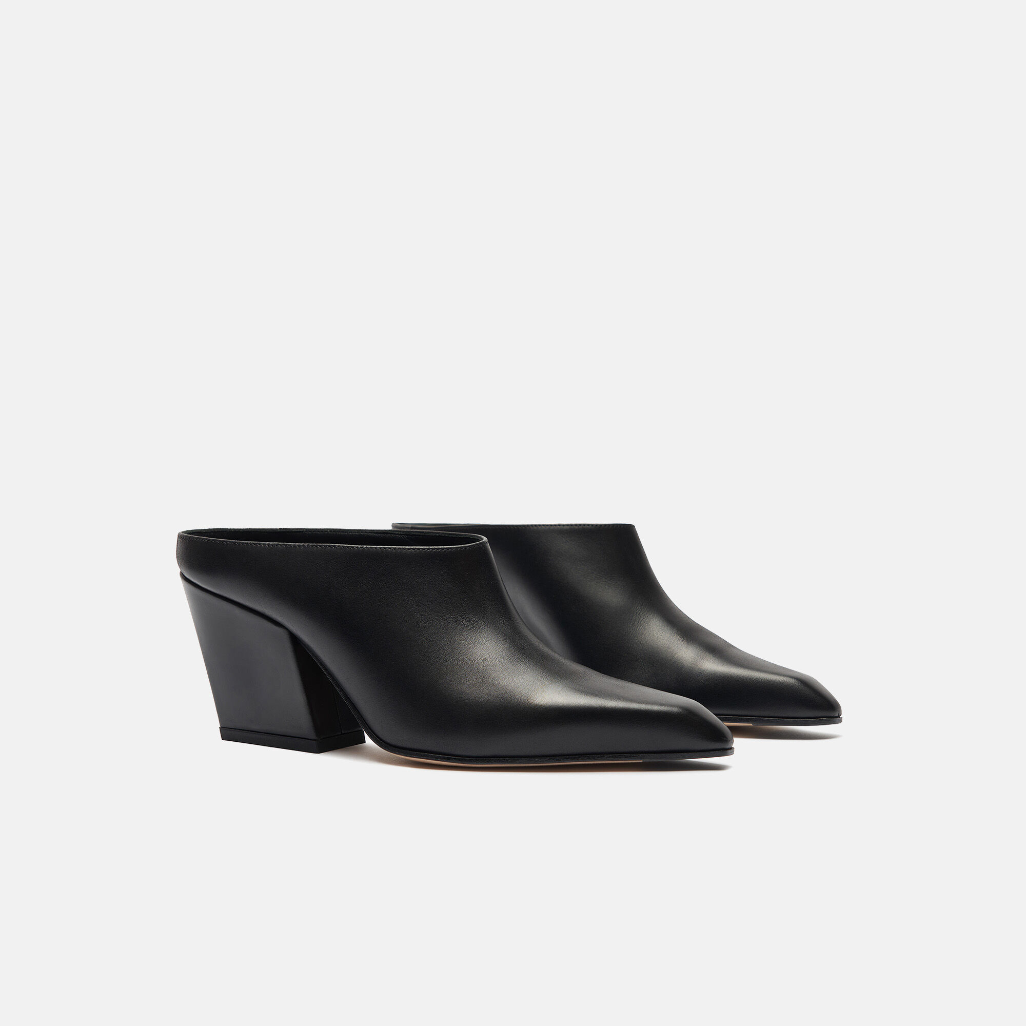 Scarosso Holly Schwarz Schwarz - Kalbsleder HOLLYMULE
