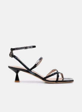Scarosso Sally Black Metallic Black - Calf KELLYJODH