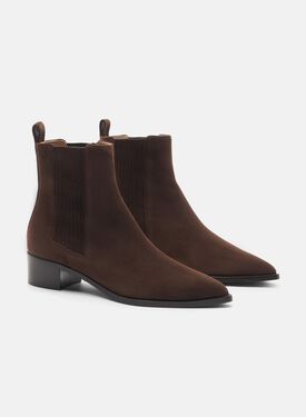 Olivia Braun Veloursleder Scarosso: Braun - Veloursleder OLIVIACHEL