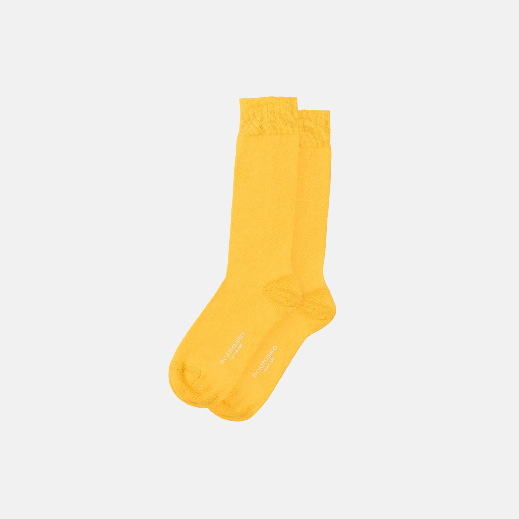 Scarosso Yellow Cotton Socks Yellow- Cotton COLOCOTTSOCK