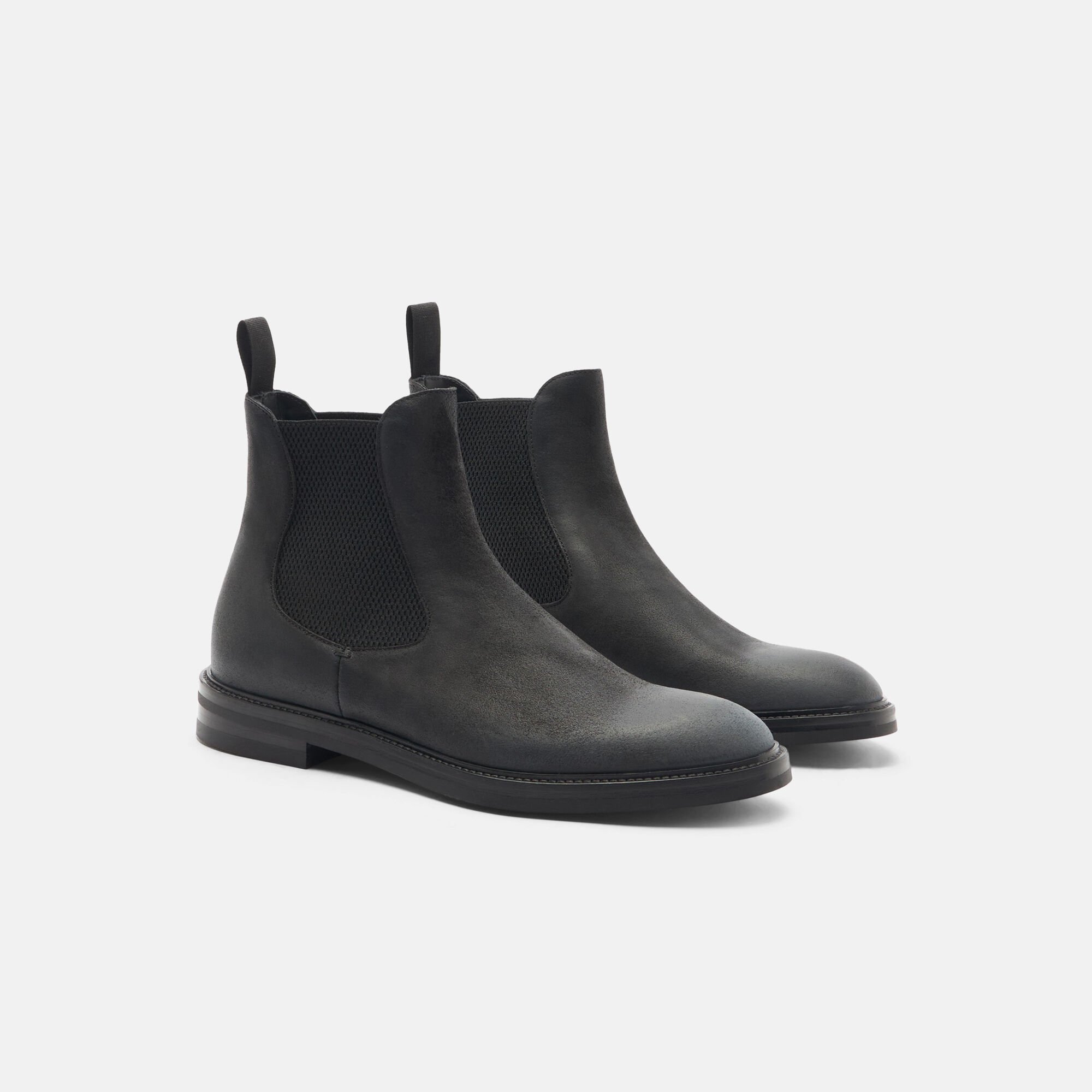 Scarosso Hunter Black Black Suede HUNTERCHEL