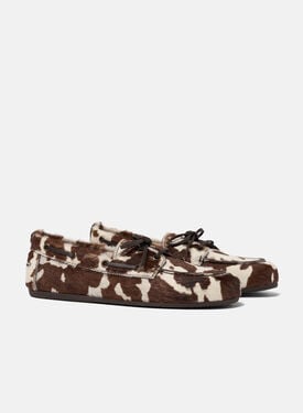Avery Cow Pony Scarosso: Cow Print - Ponyhair-Effect Calf AVERYBOAT