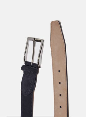 Classic Blue Belt Scarosso: Blue Suede CLASSICBELT