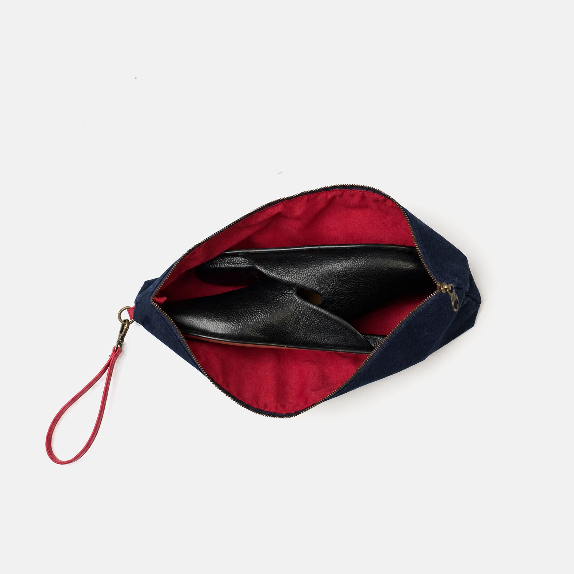 Atlas Travel Slipper Black Scarosso: Black - Calf ATLASSLIP