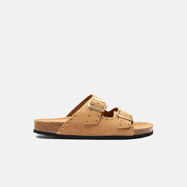 Scarosso Hopi Beige Veloursleder Beige - Veloursleder HOPISAND