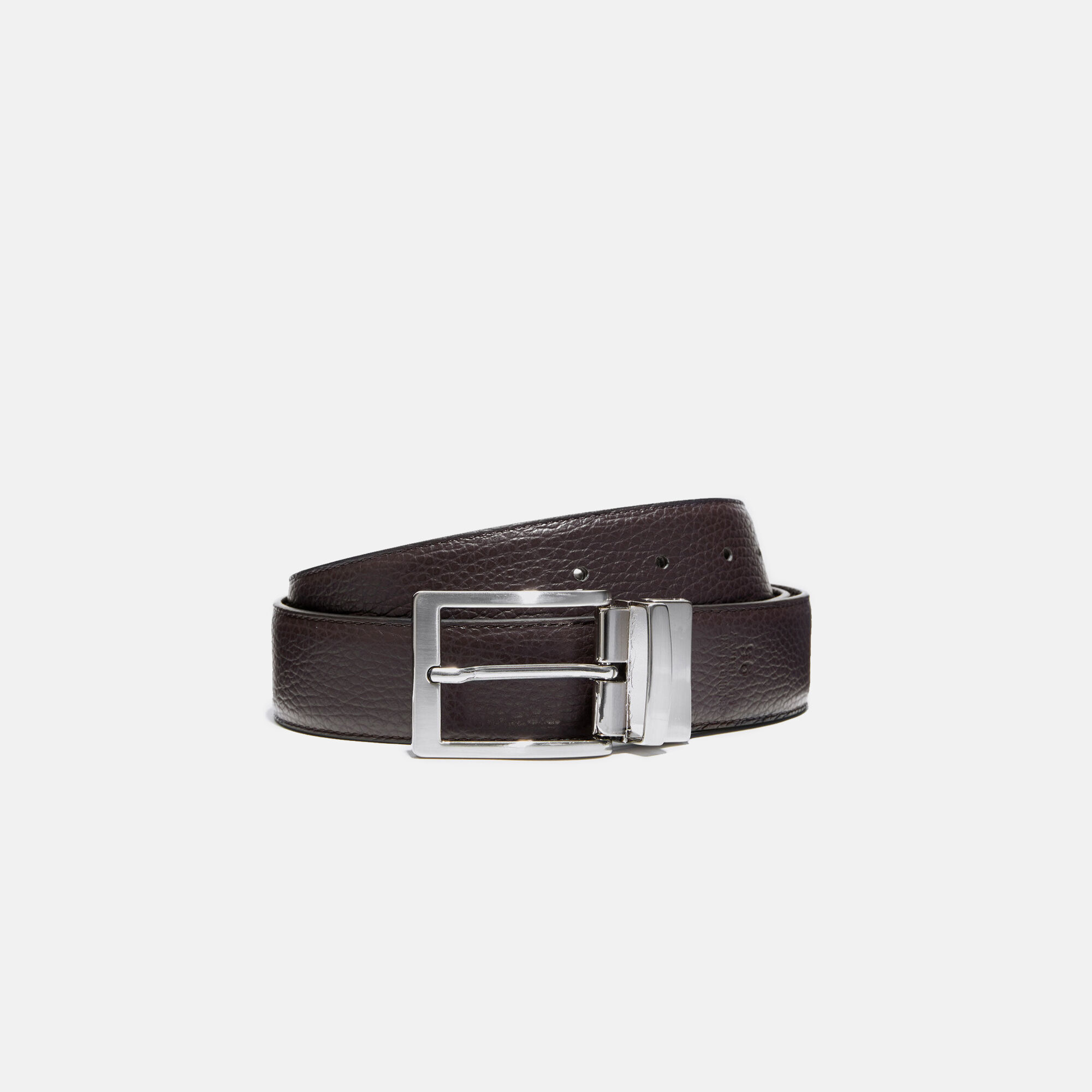Scarosso Ceinture Réversible Mixte Noir/Marron Veau Noir REVBELT