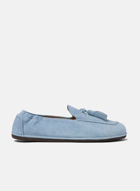 Anais Light Blue Suede Scarosso: Light Blue - Suede ANAISLOAF
