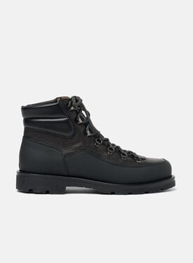 Hermann Black Grain Scarosso: Black - Calf HERMANNBOOT