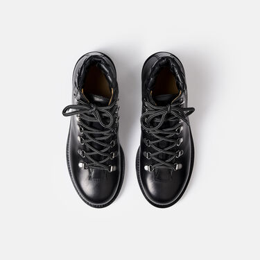 Scarosso Catherine Nera Intrecciata Nero - Vitello CATHERINEBOOT
