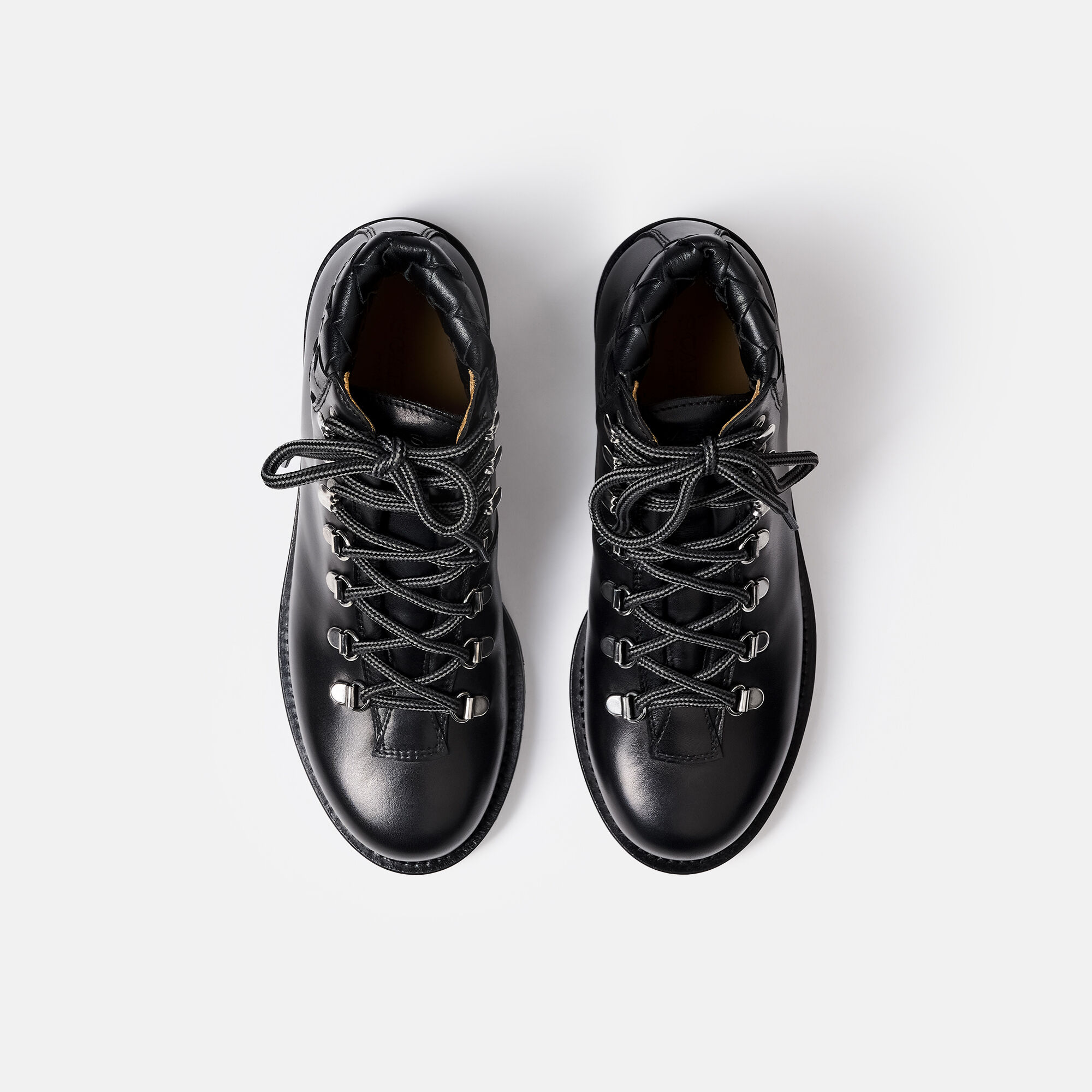 Scarosso Catherine Nera Intrecciata Nero - Vitello CATHERINEBOOT