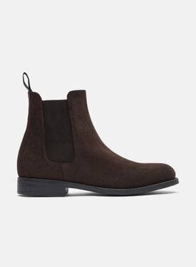 Scarosso Claudia Brown Suede Silver - Calf CARRABOOT
